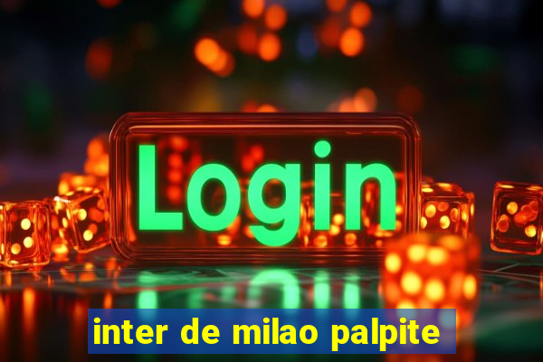 inter de milao palpite
